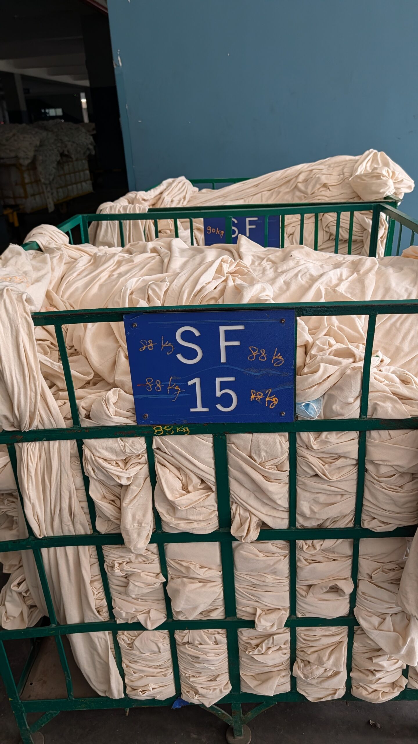 Dyeing unit operations at Jeyavishnu Clothing during the Tiruppur field visit
