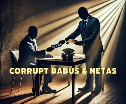 Corruption by Netas, Babus, and Government Employees