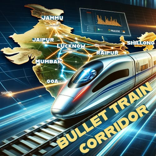 bullet train corridor India