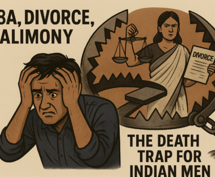 498A, Divorce, Alimony - The death trap for Indian Men