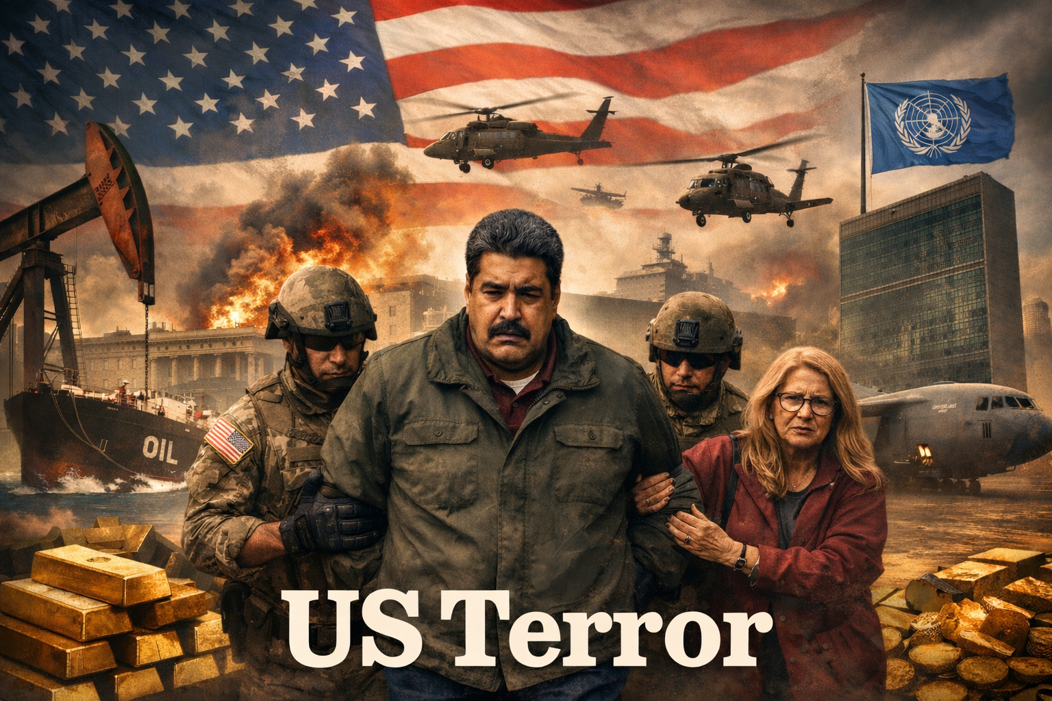 US Military Attack on Venezuela for Oil, Gold, and the Failure of Global Institutions