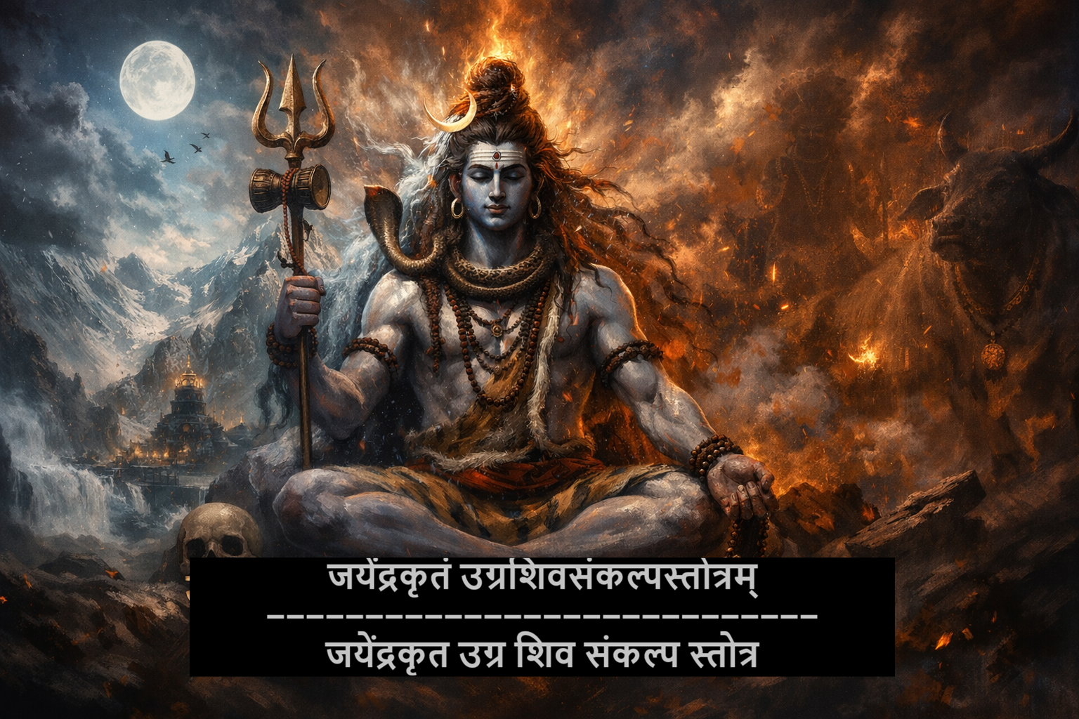 जयेंद्रकृतं उग्रशिवसंकल्पस्तोत्रम् || Shiva Sankalpa Strotam by Jayendra