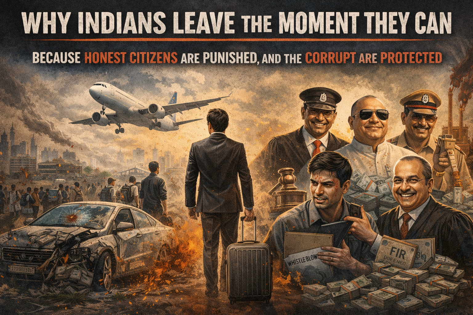 Why Indians Leave the Moment They Can: A System That Punishes the Honest and Protects the Powerful