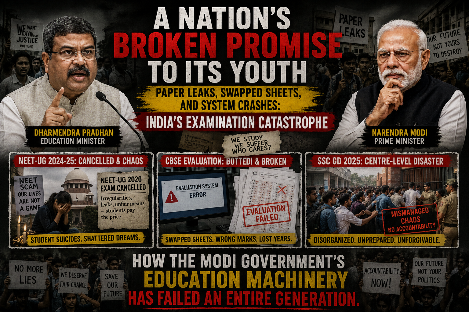 Paper Leaks, Swapped Sheets, and System Crashes: India's Examination Catastrophe
