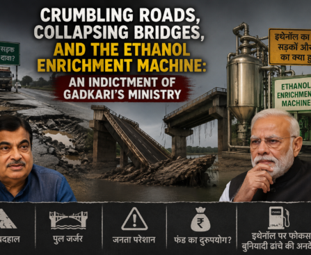 Crumbling Roads, Collapsing Bridges, and the Ethanol Enrichment Machine: An Indictment of Gadkari's Ministry