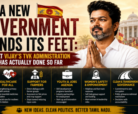 TVK Vijay doing superb work beating all the regional and national party