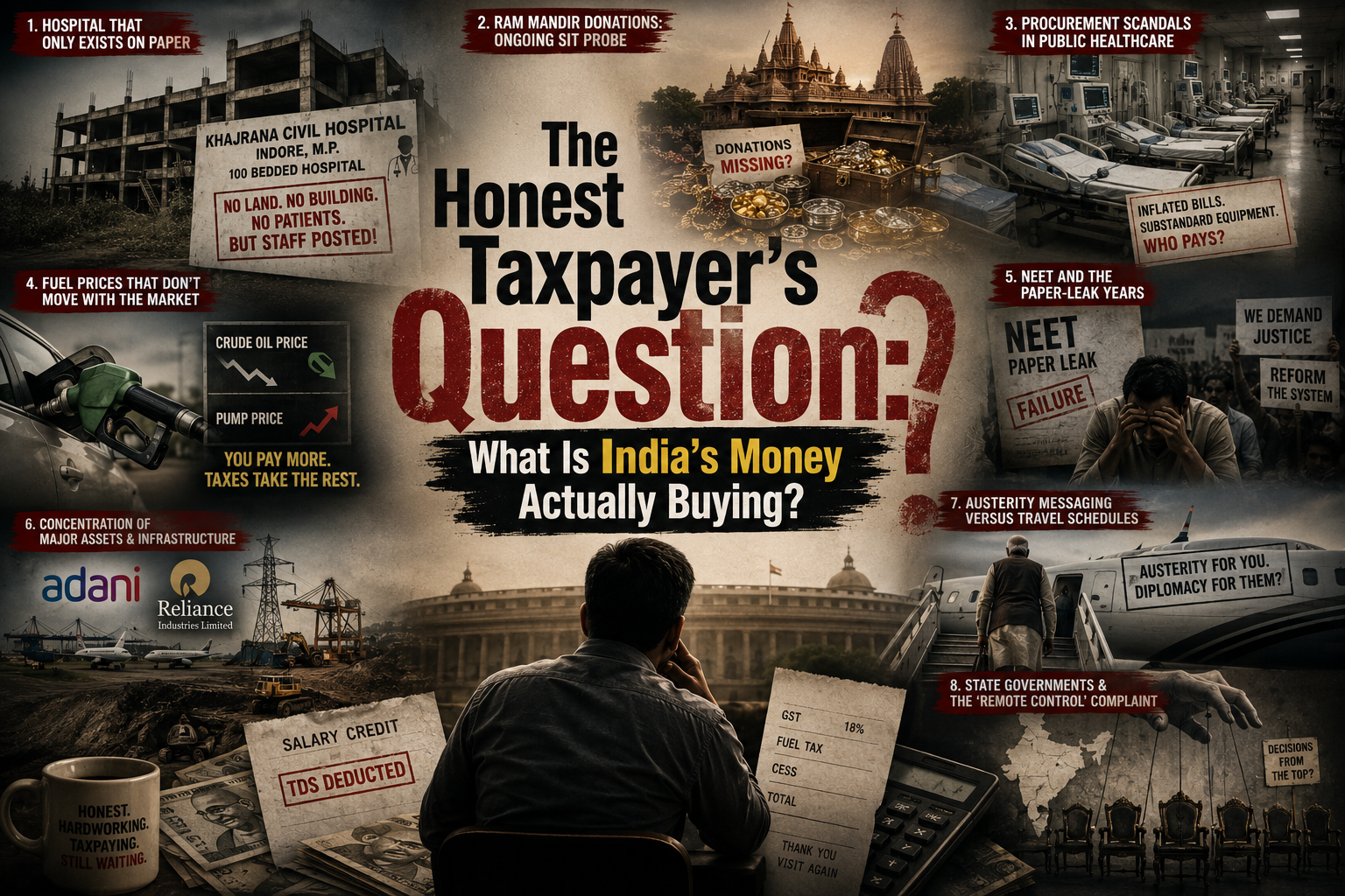 The Honest Taxpayer's Question: What Is India's Money Actually Buying?